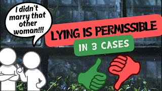 When Does Lying Become Permissible  Ustadh Muhammad Tim [upl. by Camilia]