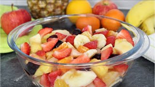 How To Make Fruit Salad [upl. by Allemac]