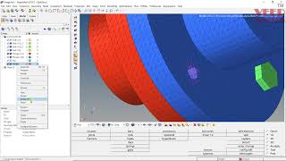 Hypermesh Pretension 1D loading  Optistruct [upl. by Perceval]