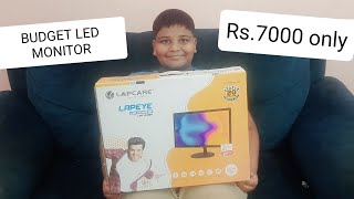 BUDGET 20 INCH LED MONITOR FROM LAPCARE MODEL LM195WDH TAMIL REVIEW [upl. by Rehpotsihc]