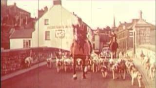 Boxing Day hunt in Haverfordwest South Pembrokeshire Wales Film 90907 [upl. by Adarbil]