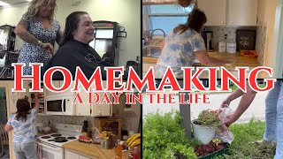 Homemaking Motivation A Day In The Life  Cleaning and Easy Gardening Project [upl. by Wilser929]