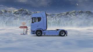 NJH Trainss advent calendar day 21 delivering all sorts of products in ETS2 [upl. by Yecam]