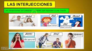 Las interjecciones [upl. by Monah]