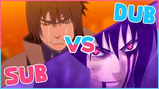 Sasuke Uchiha  NORMIES DECIDE Sub vs Dub [upl. by Ydnat]