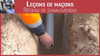 Les bons gestes en maçonnerie  Réseau de canalisations [upl. by Adriaens5]