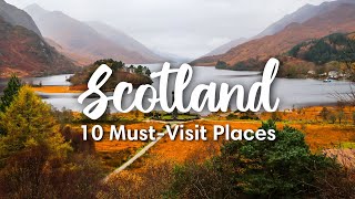 SCOTLAND TRAVEL 2023  10 Beautiful Places To Visit In Scotland  Itinerary Suggestions [upl. by Eltsirc]