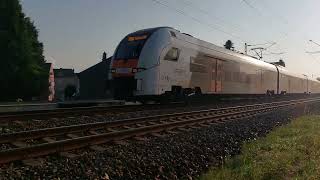 RE 1 aus Hamm fährt in Eschweiler Hbf ein [upl. by Laddie]