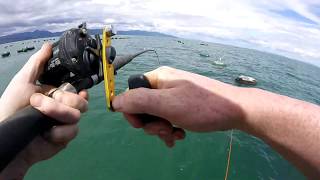 fishing the Coromandel mussel farms BIG SNAPPER [upl. by Elspeth]