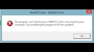 How to fix xinput13dll is missing d3dx1042dll or any missing dll files [upl. by Yemarej97]