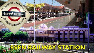 Sri Sathya Sai Prasanthi Nilayam Railway Station  SSPN Railway Station Puttaparthi [upl. by Enilorak]