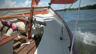 Sailing Drascombe Longboat  July 11 2020 [upl. by Eidoc]