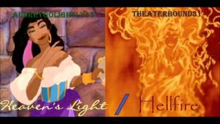 AudreyGolightly13 and TheaterBound31  Heavens LightHellfire Female Cover [upl. by Muir]