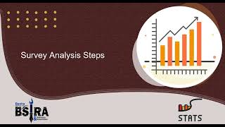 Lec 5 Stat Survey Analysis Steps [upl. by Melamie]