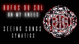 On My Knees  Rufus Du Sol  VISUALIZED 🌀 Seeing Songs Cymatics Music Video [upl. by Malchy]