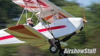 Oshkosh Ultralight Field  Fixed WingSTOL Saturday  EAA AirVenture Oshkosh 2018 [upl. by Leiad316]