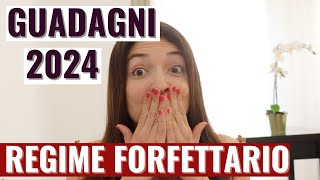 REGIME FORFETTARIO 2024 tasse partita iva con esempi [upl. by Ynabe520]