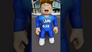 3x 2x 1x 05x 💀roblox shorts [upl. by Filiano]