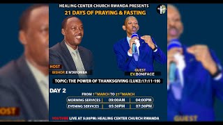 DAY 2 OF 21 DAYS PRAYING amp FASTING  EV BONIFACE SINGIRANKABO [upl. by Haididej]