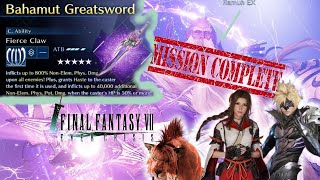 FF7EC Final Fantasy  OB10 Bahamut Greatsword on Ramuh EX 2 coop [upl. by Swee]