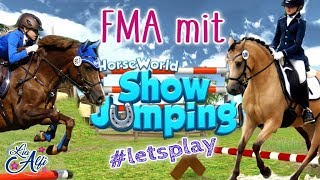 Lia amp Alfi  Lets Play Horseworld Showjumping  FMA am Stall [upl. by Novahs]