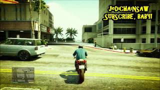 GTA 5 WALKTHROUGH PILLBOX HILL STAIRS STUNT JUMP [upl. by Vidovik]