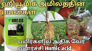 ஹியூமிக் அமிலத்தின் பயன்கள்  Humic acid  Humic acid tamil  humicacid humic vivasayam விவசாயம் [upl. by Kent]