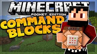 COMMAND BLOCKS in MCPE  0140 Command Blocks Mod  Minecraft PE Pocket Edition [upl. by Alraep]