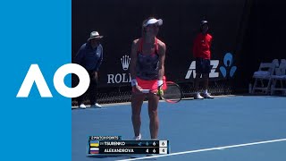 Lesia Tsurenko v Ekaterina Alexandrova match highlights 1R  Australian Open 2019 [upl. by Enihpets]