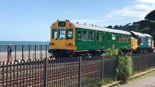 Trains on Dawlish sea wall Summer 2023 [upl. by Goth877]