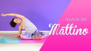 Yoga La Routine del Mattino [upl. by Nilek105]