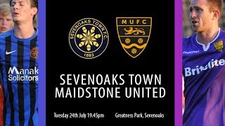 Sevenoaks Town Vs Maidstone United 240718 [upl. by Meean]