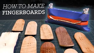 How to Make Professional Custom Fingerboard Decks [upl. by Ban]