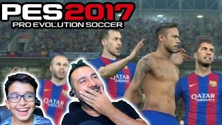 NEYMAR SOYUNDU  PES 2017 PS4 DEMO [upl. by Anirroc253]