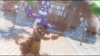 【MMD FNAF】Kami no Manimani 神のまにまに 【Freddy Bonnie】 [upl. by Rahab]