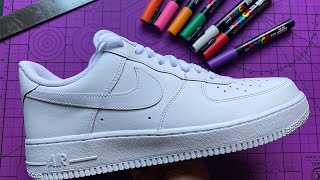 Custom Nike Airforce 1s ✈️ [upl. by Menon343]