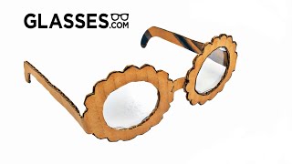 How To Make Glasses Out Of Cardboard DIY [upl. by Osana]