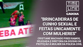 Homem que interpretava o mascote do Inter é indiciado por importunação sexual  Timeline Gaúcha [upl. by Tifanie]