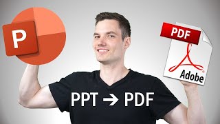 How to Convert PowerPoint to PDF PPT to PDF [upl. by Anircam]