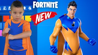 My New Superhero Skin in Fortnite CKN Gaming [upl. by Mlawsky672]