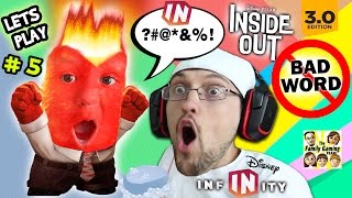 Lets Play DISNEY INFINITY 30 INSIDE OUT 5 Chases Curse Word Mental Notes Phase 1 2  FGTEEV [upl. by Ariana]