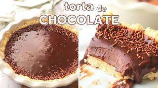 TORTA DE CHOCOLATE COM 5 INGREDIENTES  SUPER FÁCIL E RÁPIDA [upl. by Lohse]