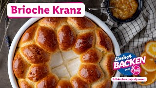 Briochekranz  Rezepte für Lidl von Sallys Welt [upl. by Ahseinet700]