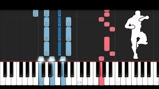 Fortnite Dance  Scenario Piano Tutorial [upl. by Eilahtan84]