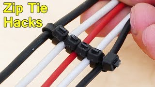 Zip Tie Life Hacks [upl. by Asirralc]