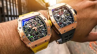 Relojes Richard Mille – RM 1101 vs RM 1103 Reseña de relojes de lujo [upl. by Reyam]