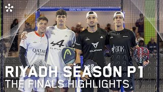 Riyadh Season Premier Padel P1  Highlights day 6 men [upl. by Ahsimed279]