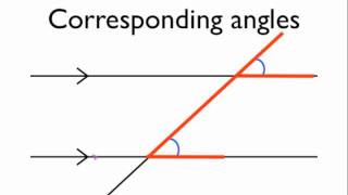 Angles in parallel lines corresponding angles [upl. by Leona398]