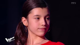 💃 SARA PEDROZO Bésame 💋 Mucho SemiFinal Voice Kids France GRAN ACTUACIóN [upl. by Jolyn]