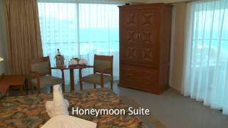 Cancun Crown Paradise Club All Inclusive Resort  Room Types [upl. by Ahsercel]